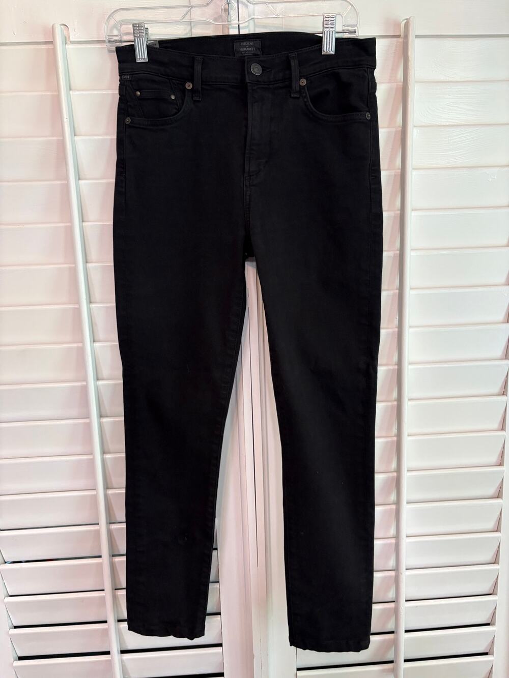 Citizens Of Humanity Black Rocket Mid Rise Skinny Jeans Size 27